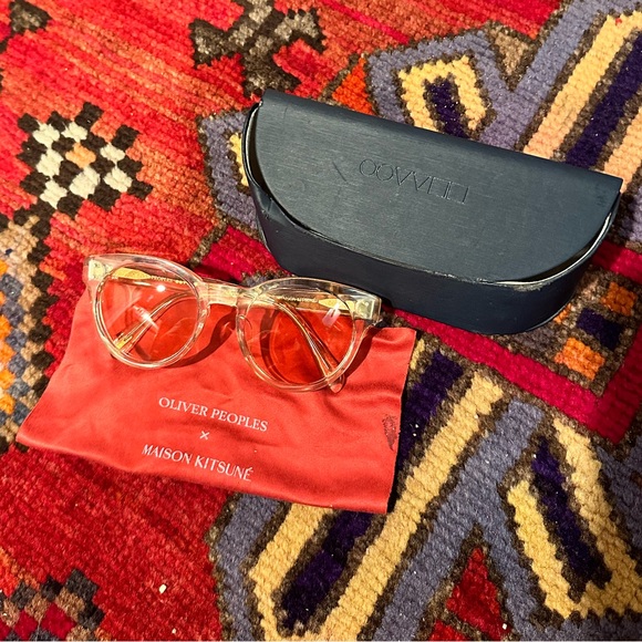 Oliver Peoples x Maison Kitsune Rose Tinted Sunglasses (51,21,140) - Picture 7 of 11